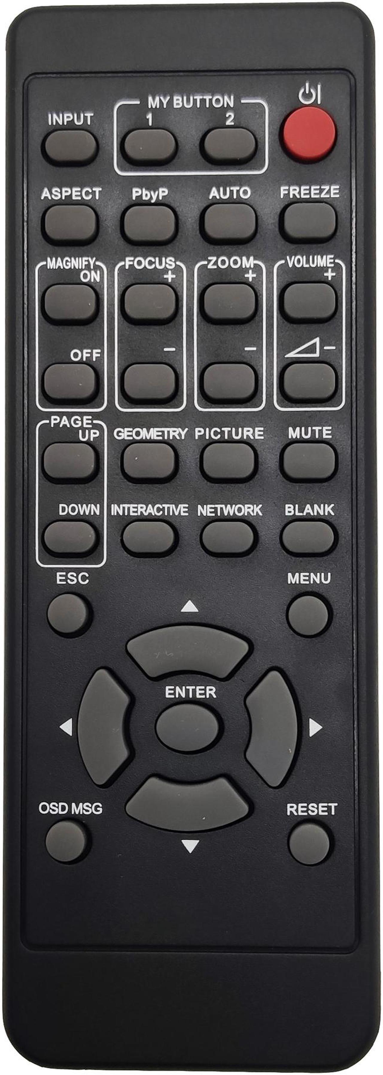 Leankle Remote Controller for Maxell Projectors MC-EU5001 MC-EW3051 MC-EW3551 MC-EW4051 MC-EW4501 MC-EW5001 MC-EX303E MC-EX3051 MC-EX353E MC-EX3551 MC-EX4551 MC-EX5001 MC-WU5501 MC-WU5505 MP-EX4551E