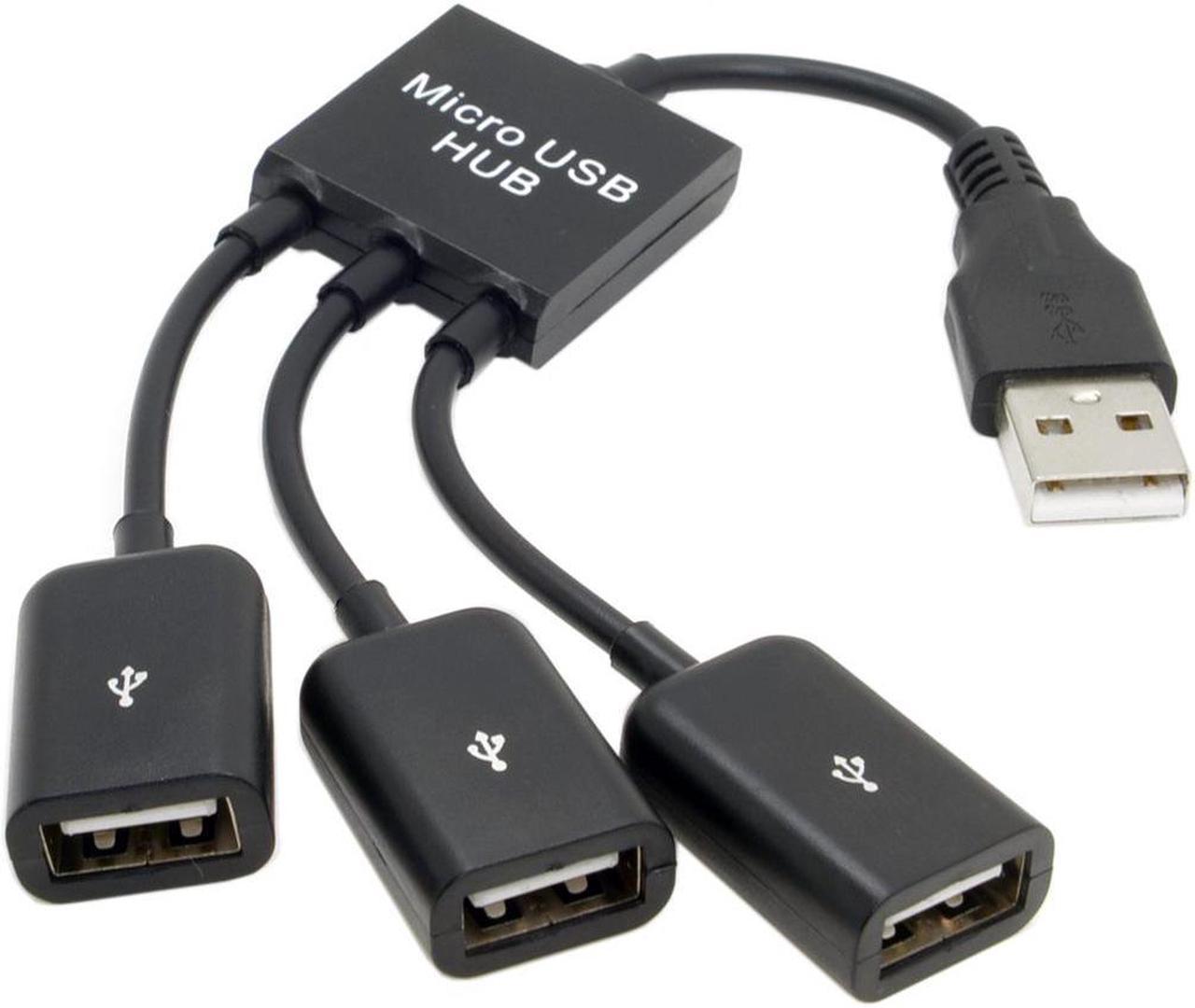 CYDZ CY USB 2.0 to 3 Ports Hub Cable Bus power For Laptop Laptop Notebook PC & Mouse & Flash Disk