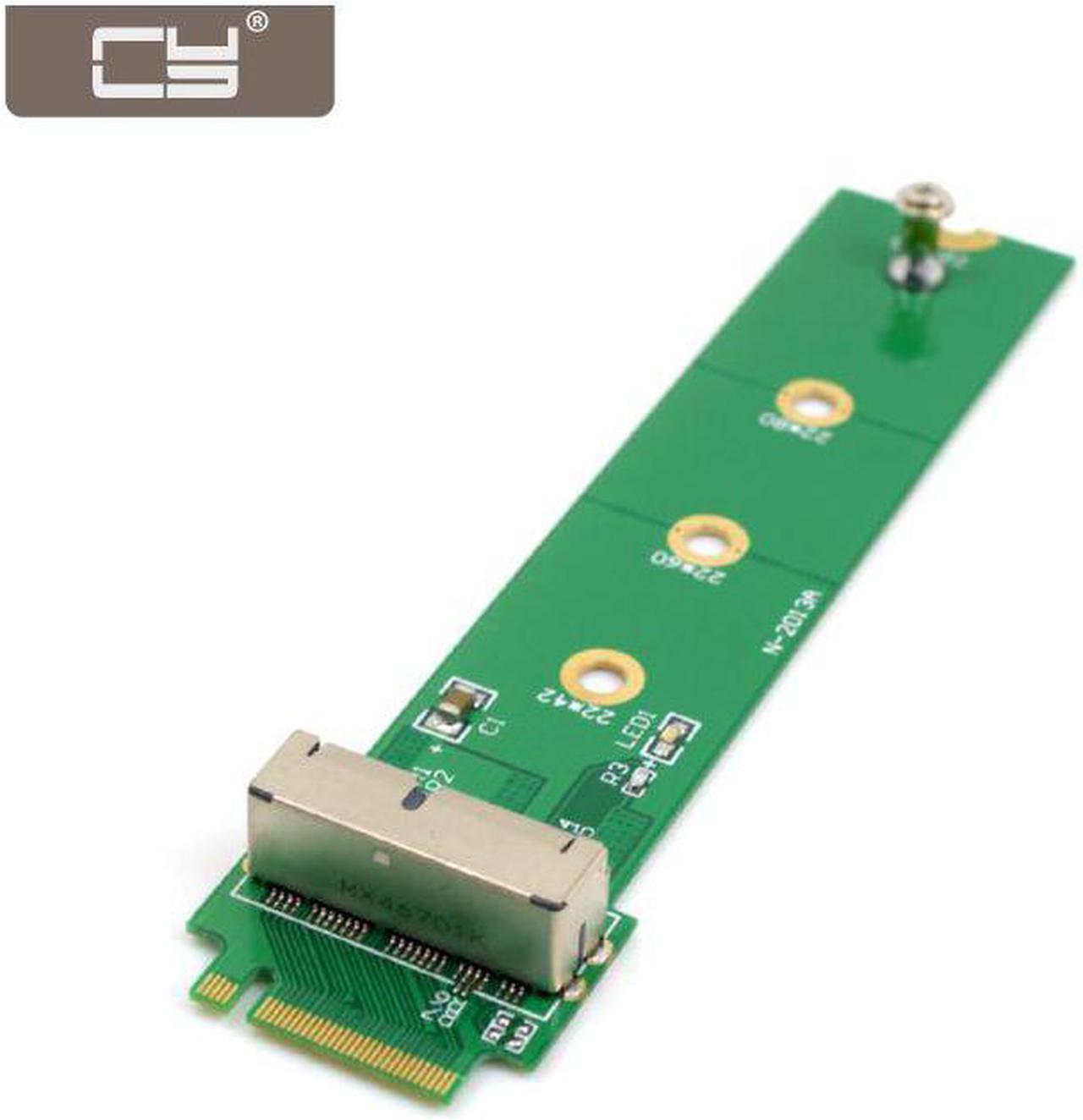 CYDZ PCI Express PCI-E 4X M.2 NGFF M-Key to 2013 2014 2015 Mac book SSD Convert Card for A1493 A1502 A1465 A1466