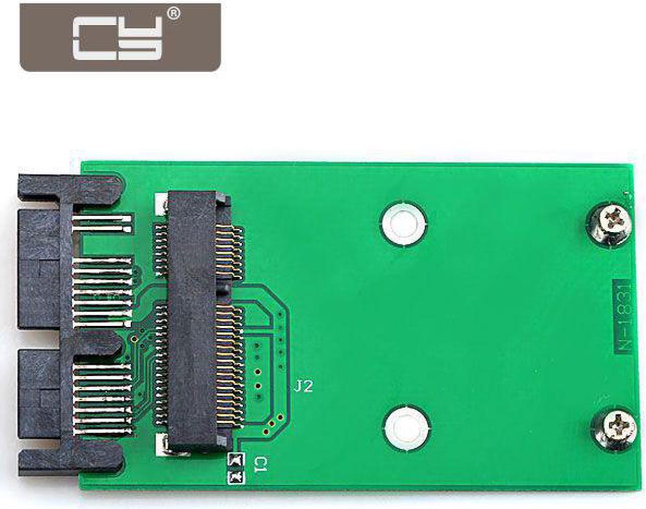 CYDZ Mini PCI-E mSATA SSD to 1.8" Micro SATA 7+9 16pin Adapter Add on Cards PCBA for SSD Hard Disk