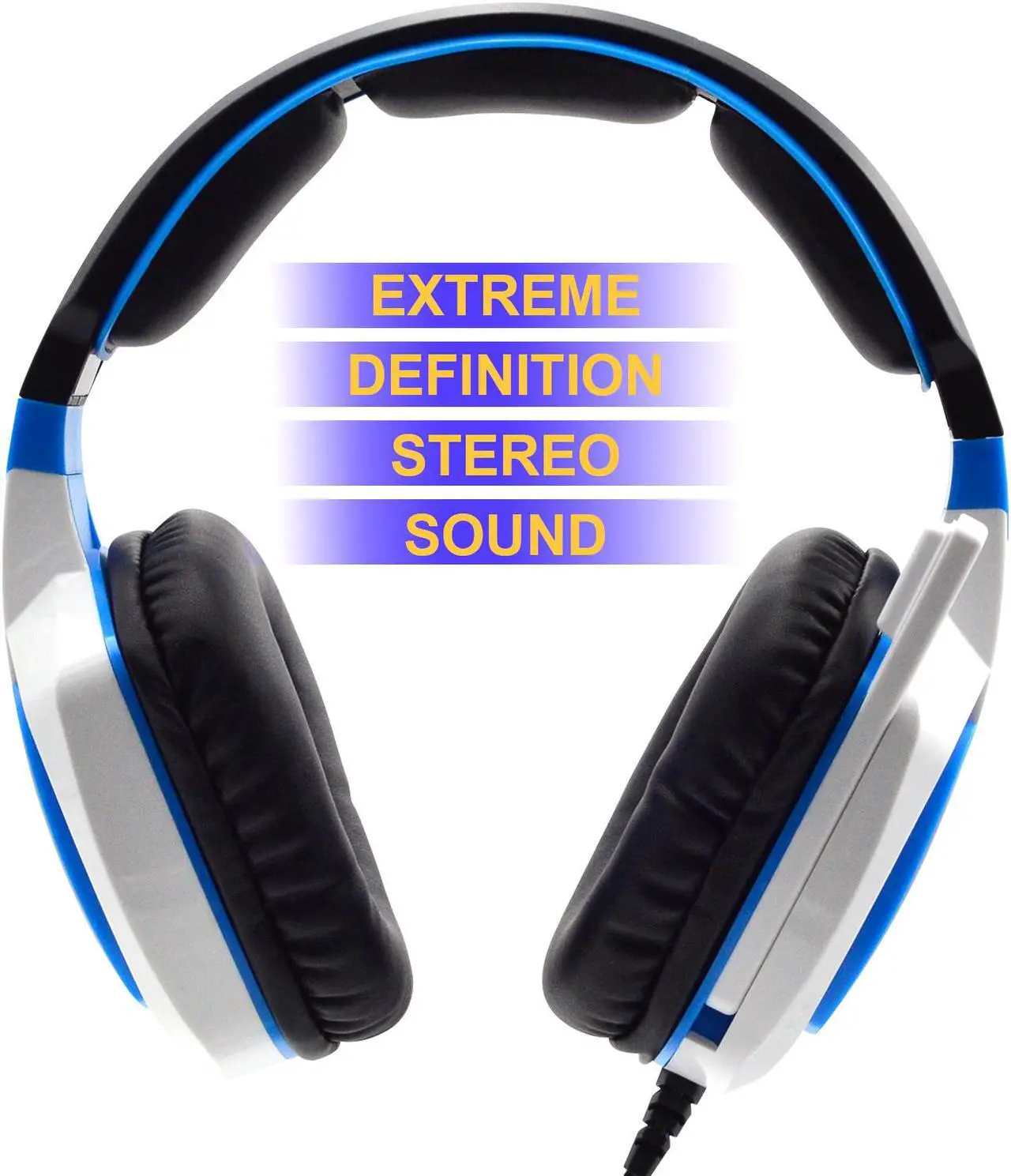Alt view image 4 of 6 - PS4 Headset Xbox One Gaming Headsets - PC Gaming Headphones with Mic,AH28 Wired Over Ear Gaming Headphone for PC Computer, MAC Laptop, Playstation 4, Xbox one Controller, Phones,Tablet