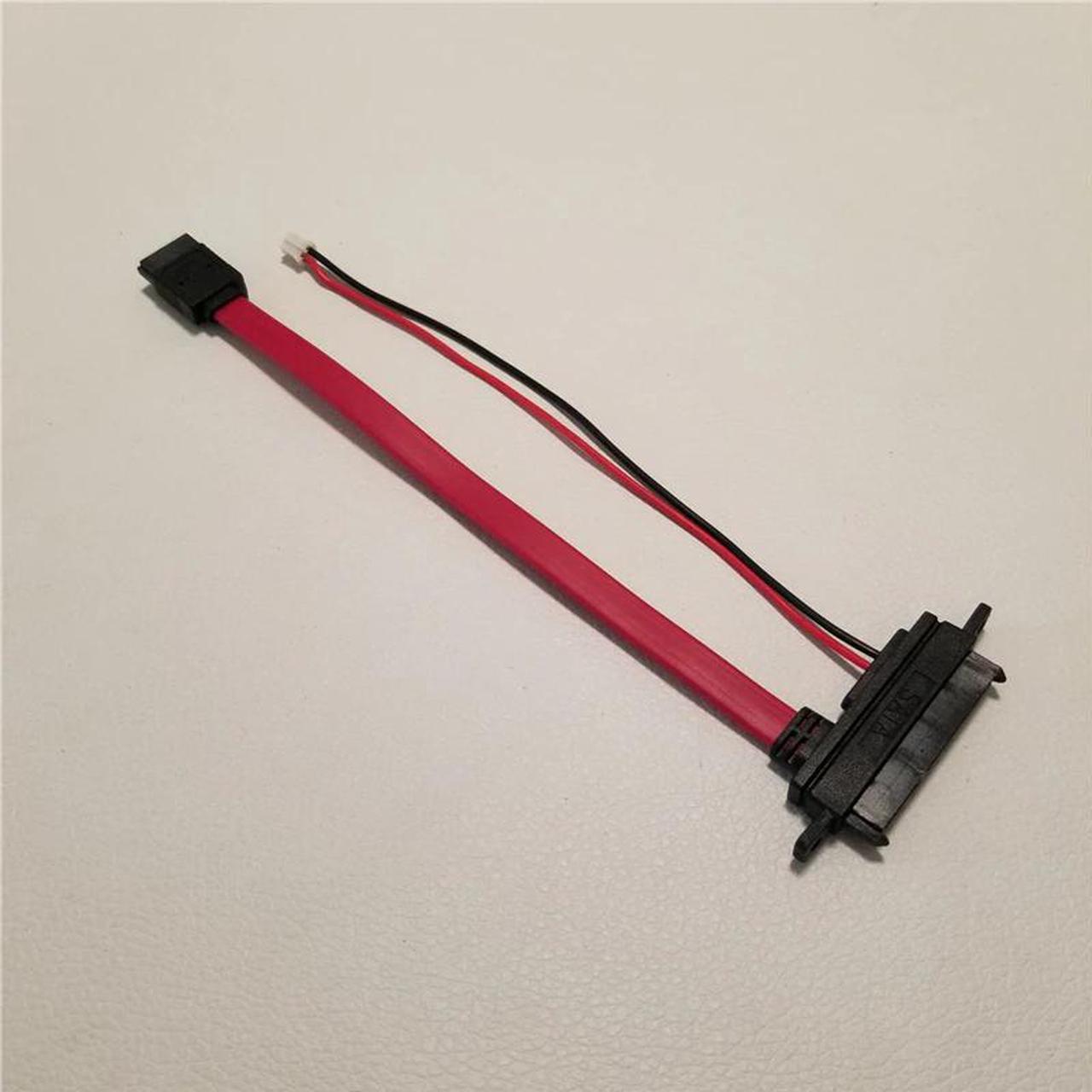 22Pin to 7Pin & 2Pin IDE Hard Drive Data Power Cable 7+15Pin Adapter Red 10cm