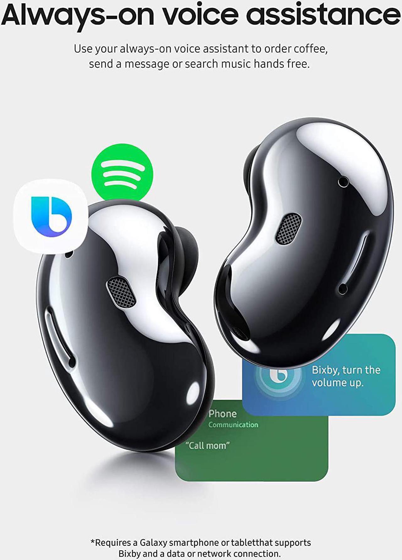Alt view image 20 of 20 - Samsung Galaxy Buds Live True Wireless Earbuds Headphones - Mystic Black