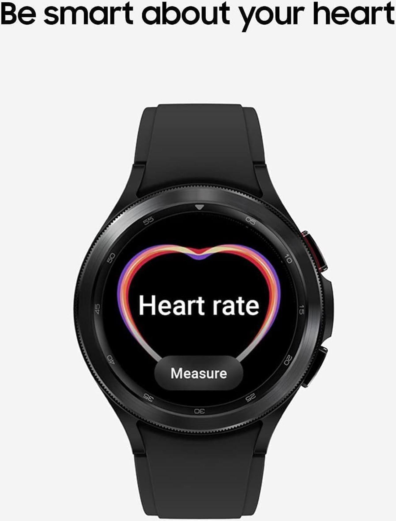 Alt view image 7 of 13 - Samsung Electronics SM-R895UZKAXAA Galaxy Watch 4 Classic Smartwatch Tracker for Fitness, Black