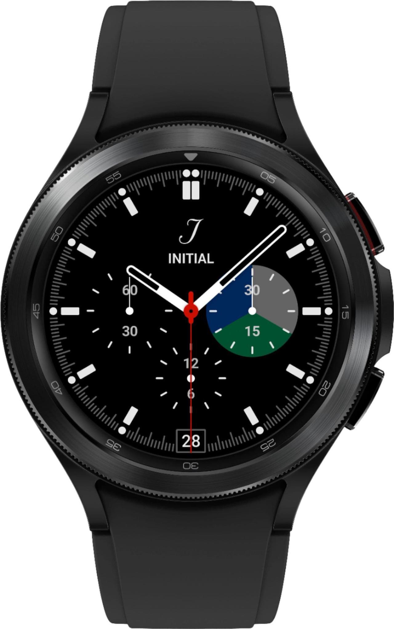 Alt view image 3 of 13 - Samsung Electronics SM-R895UZKAXAA Galaxy Watch 4 Classic Smartwatch Tracker for Fitness, Black