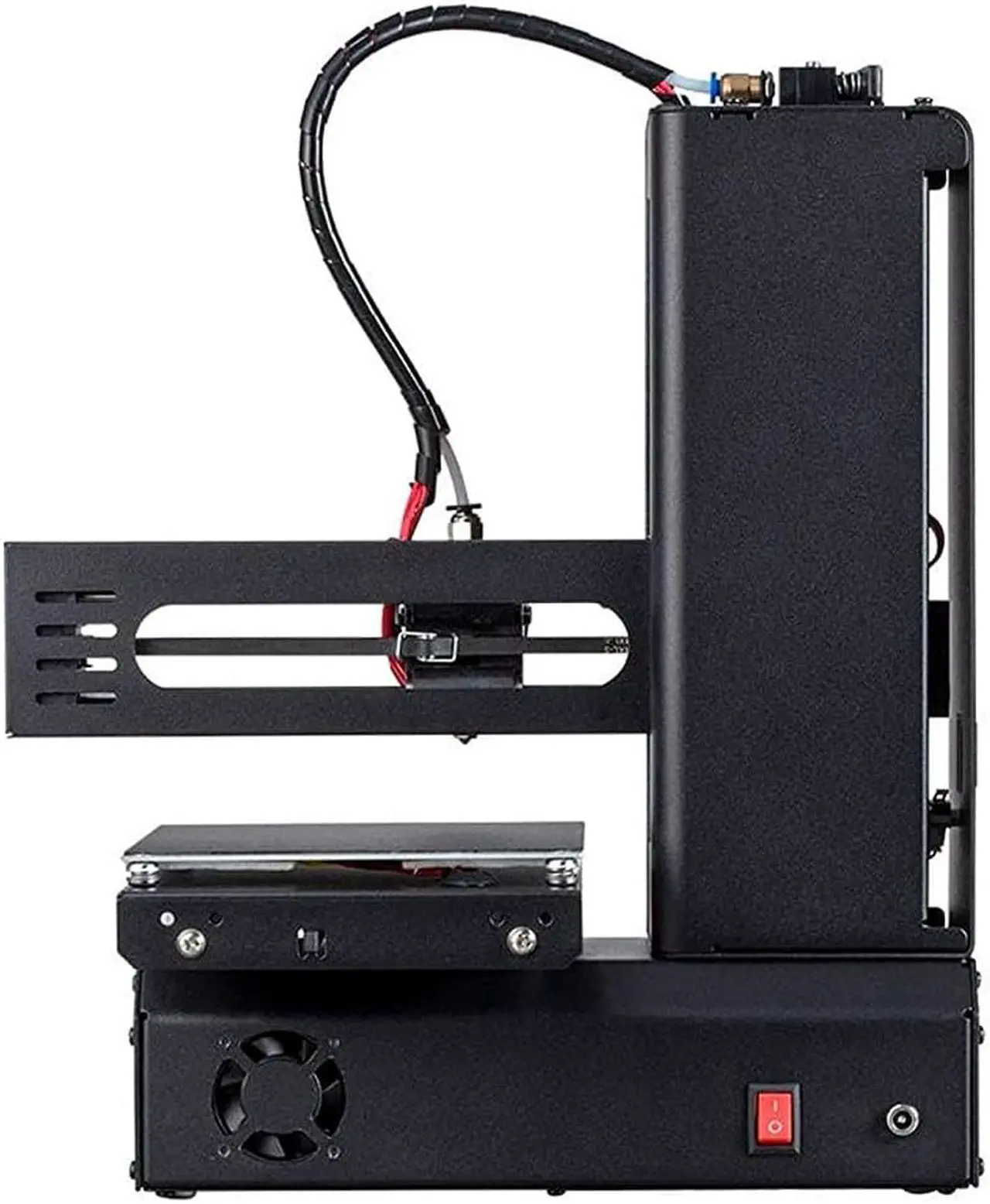 Alt view image 4 of 7 - Monoprice 121711 Select Mini 3D Printer V2 - Black With Heated (120 x 120 x 120 mm) Build Plate, Fully Assembled + Free Sample PLA Filament And MicroSD Card Preloaded With Printable 3D Models