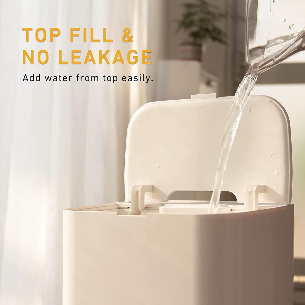 Alt view image 4 of 6 - Humidifiers for Bedroom Large Room, AILINKE 2.1Gal/8L Humidifiers for Home Large Ultrasonic Top Fill Humidifier with 3 Speed Humidistat for Baby Kids Adults Yoga Sleep