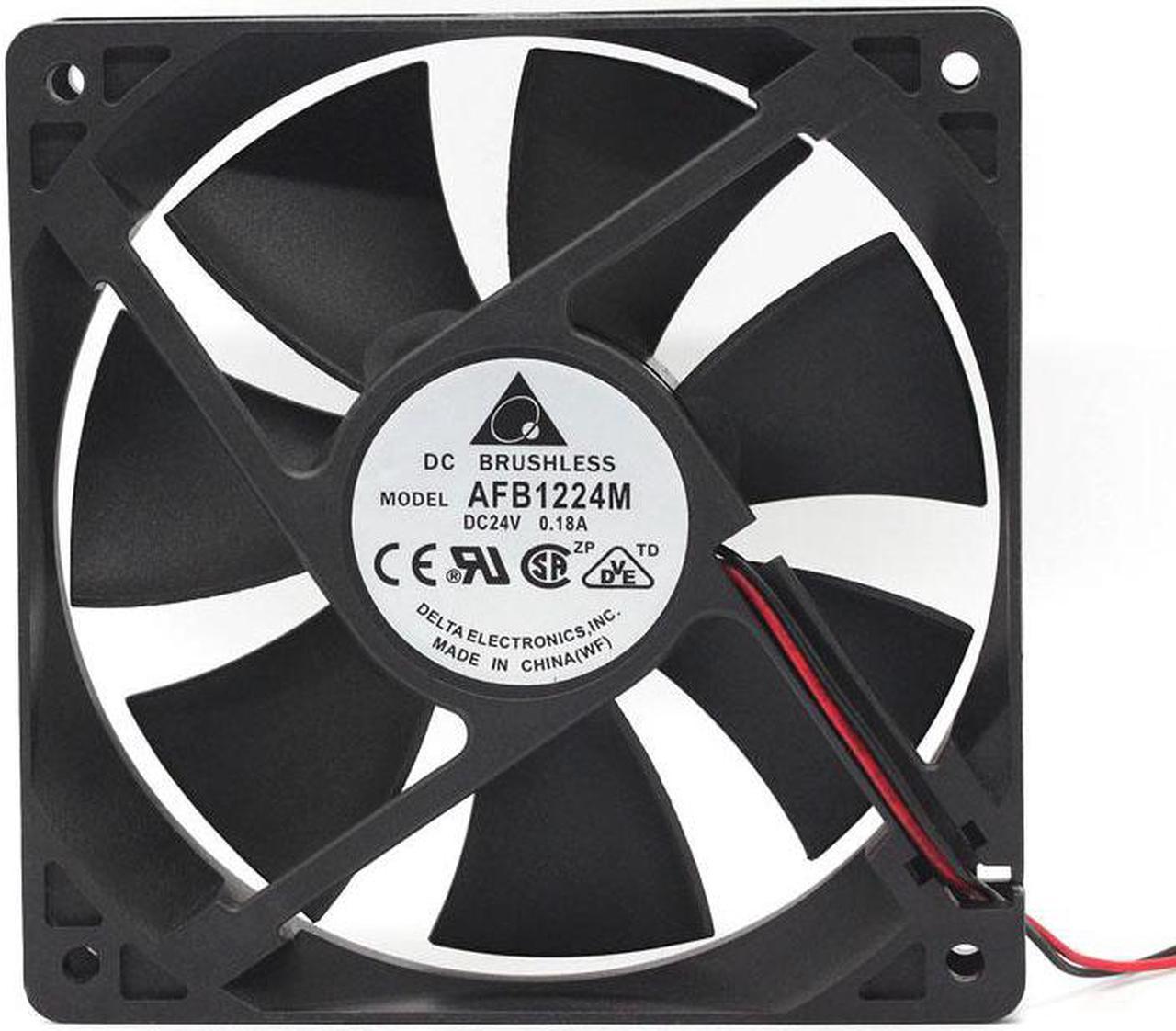 For Delta AFB1224M 12025 120mm 12cm DC 24V 0.18A 12CM/cm Converter Cooling Fan