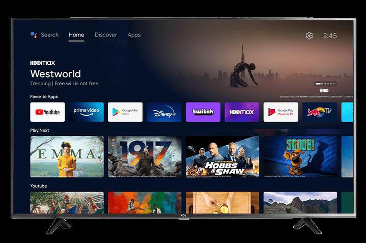 Alt view image 5 of 8 - TCL 50S434 50 inch 4-Series 4K UHD HDR LED Smart Android TV