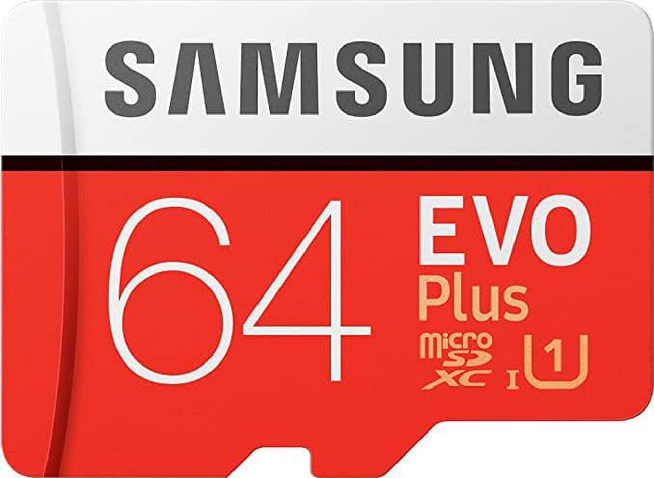 Alt view image 3 of 6 - Samsung MB-MC64HA EVO Plus 64 GB Class 10/UHS-I (U3) microSDXC - 100 MB/s Read - 20 MB/s Write