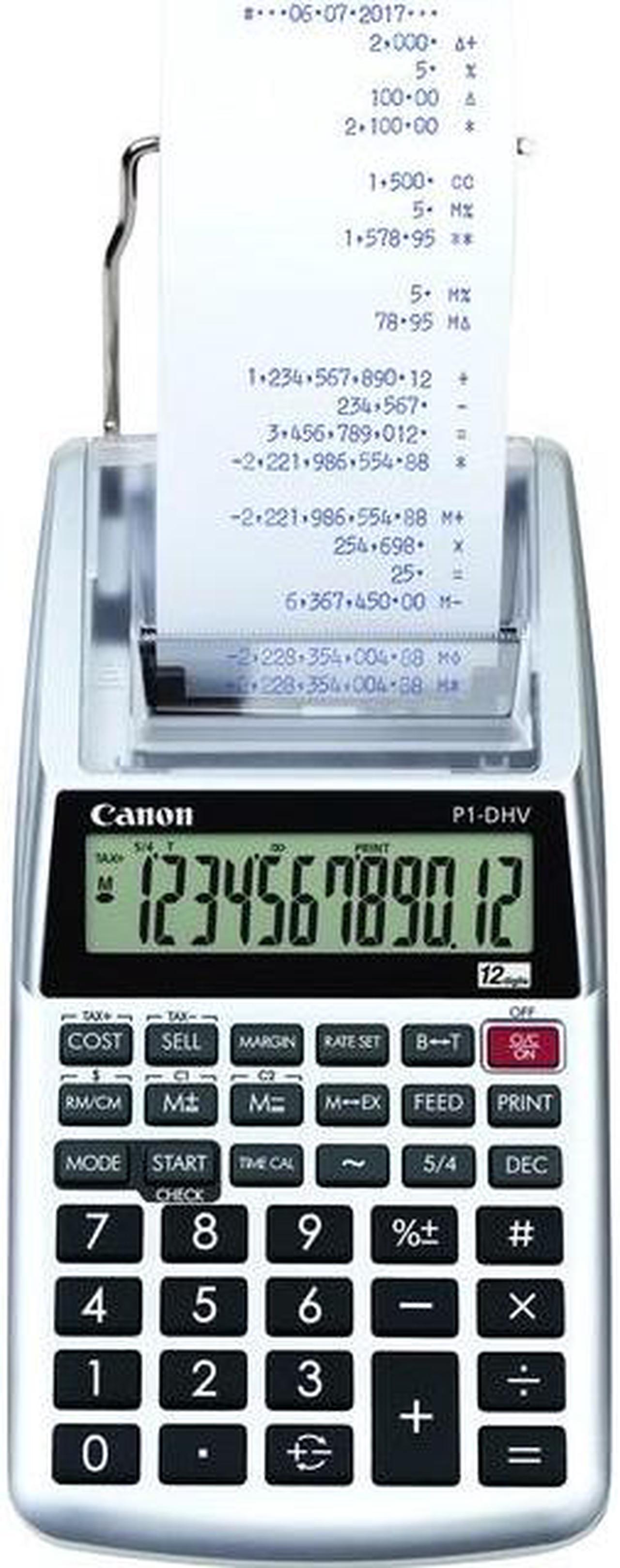 Canon P1-DHV 3 Printing Calculator, 12-Digit