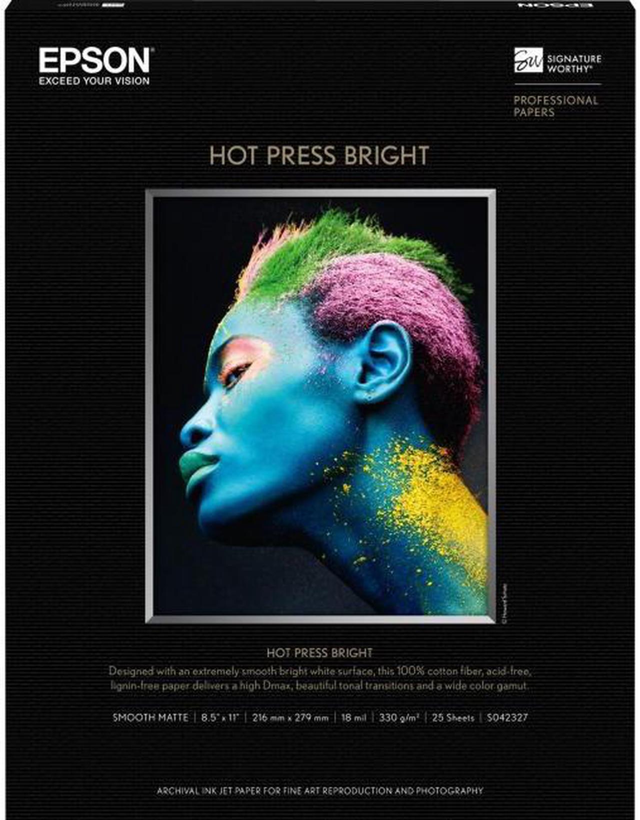 EPSS042327 - Epson Hot Press Bright Fine Art Paper