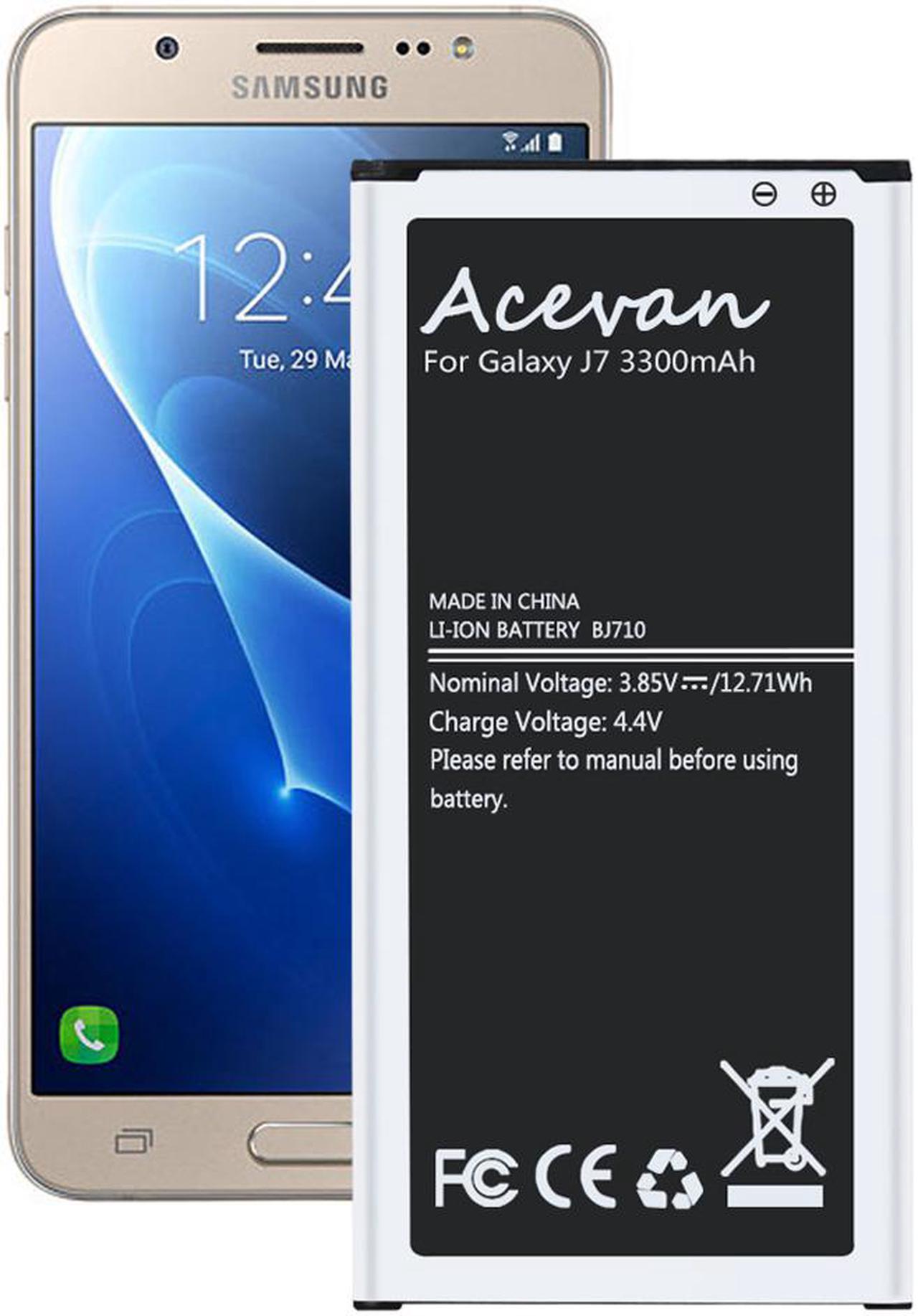Main image of Galaxy J7 Battery 3300mAh Acevan Replacement Battery for Samsung Galaxy J7 Prime 2017 J727 J7 Perx J727P J727A J727V J727T J727R J727U, Galaxy J7 2016 J710 J710F J710T J710P EB-BJ710CBC EB-BJ710CBE