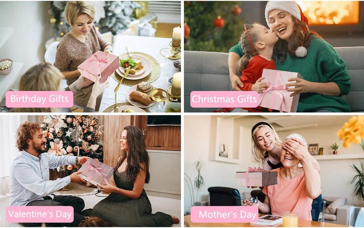 Alt view image 5 of 6 - Best Birthday Gifts for Women, Relaxing Spa Gift for Women, Perfect Christmas Gift Basket, Unique Happy Birthday Bath Set Gift Box for Her Mom Sister Best Friend