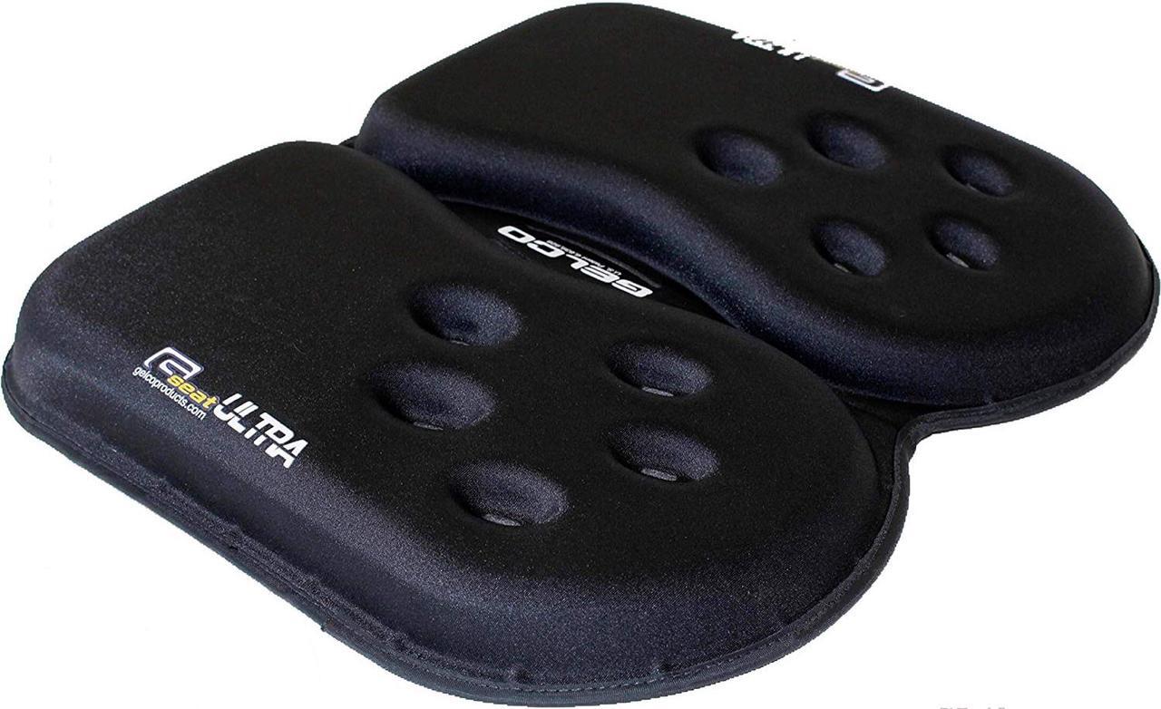 Alt view image 2 of 5 - GSeat Ultra Orthopedic Gel and Foam Seat Cushion (Black) – for Coccyx, Back, Tailbone, Prostate, Postnatal, and Sciatica Pain/Discomfort – Office, Car, Chair, Travel