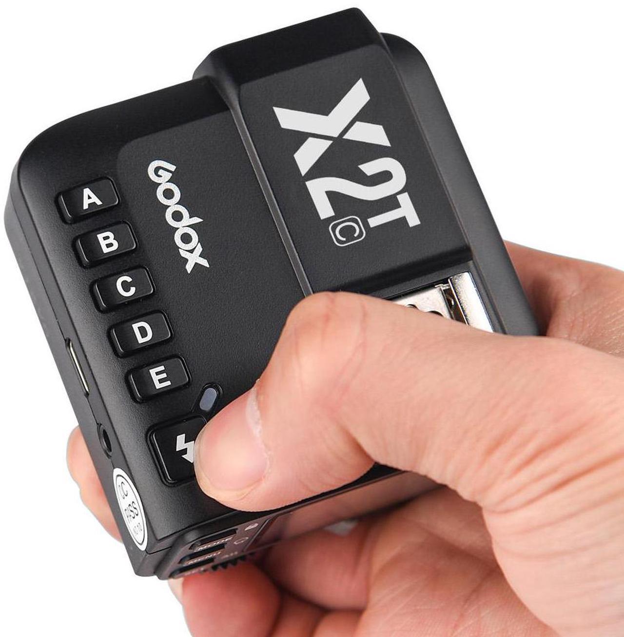 Alt view image 5 of 7 - Godox X2T-C TTL 2.4G BT Transmitter Trigger For Canon Camera Speedlite Studio Camera Flash Video Light TT685C V860II-C V850II AD200 AD300Pro AD100Pro