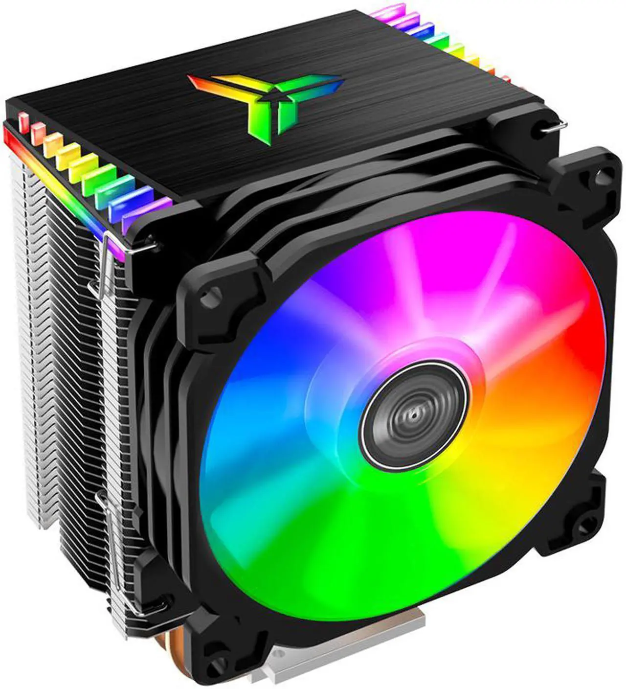 Alt view image 4 of 7 - CPU Cooler with 4 Direct Contact Heatpipes, CPU Air Cooler for Intel/AMD with 92mm PWM Fan