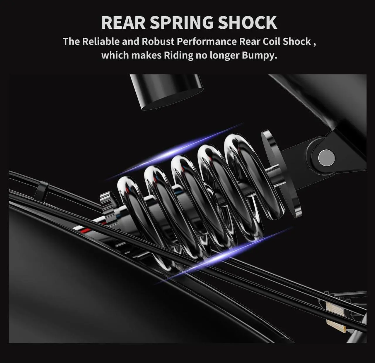 Alt view image 2 of 7 - Aostirmotor S05 Full Suspension 2.5" Tire Electric Bikes 500W for Adults All Terrain E-Bike 48V 15AH Removable Battery Electric Bike