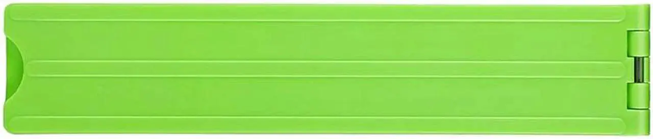 Alt view image 4 of 5 - 4 Lines 28 Cells Braille Slate Braille Writing Slate Plastic Braille Slate Kit, Green (2)