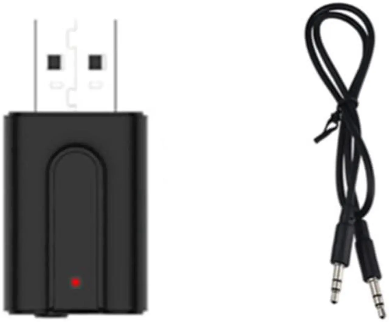 Alt view image 2 of 3 - Bluetooth Audio Receiver Transmitter Bluetooth 5.0 Stereo Music 3.5mm AUX Jack 2-in-1 USB Wireless Receiver Adapter for TV PC