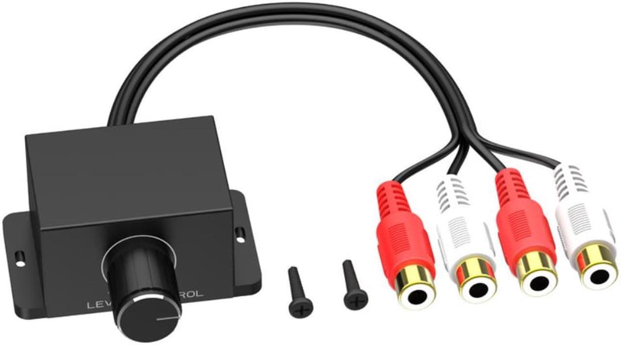 Alt view image 2 of 3 - Car Audio Amplifier Bass RCA Level Remote Volume Control Knob LC-1 Auto Audio Amplifier Volume Control Knob