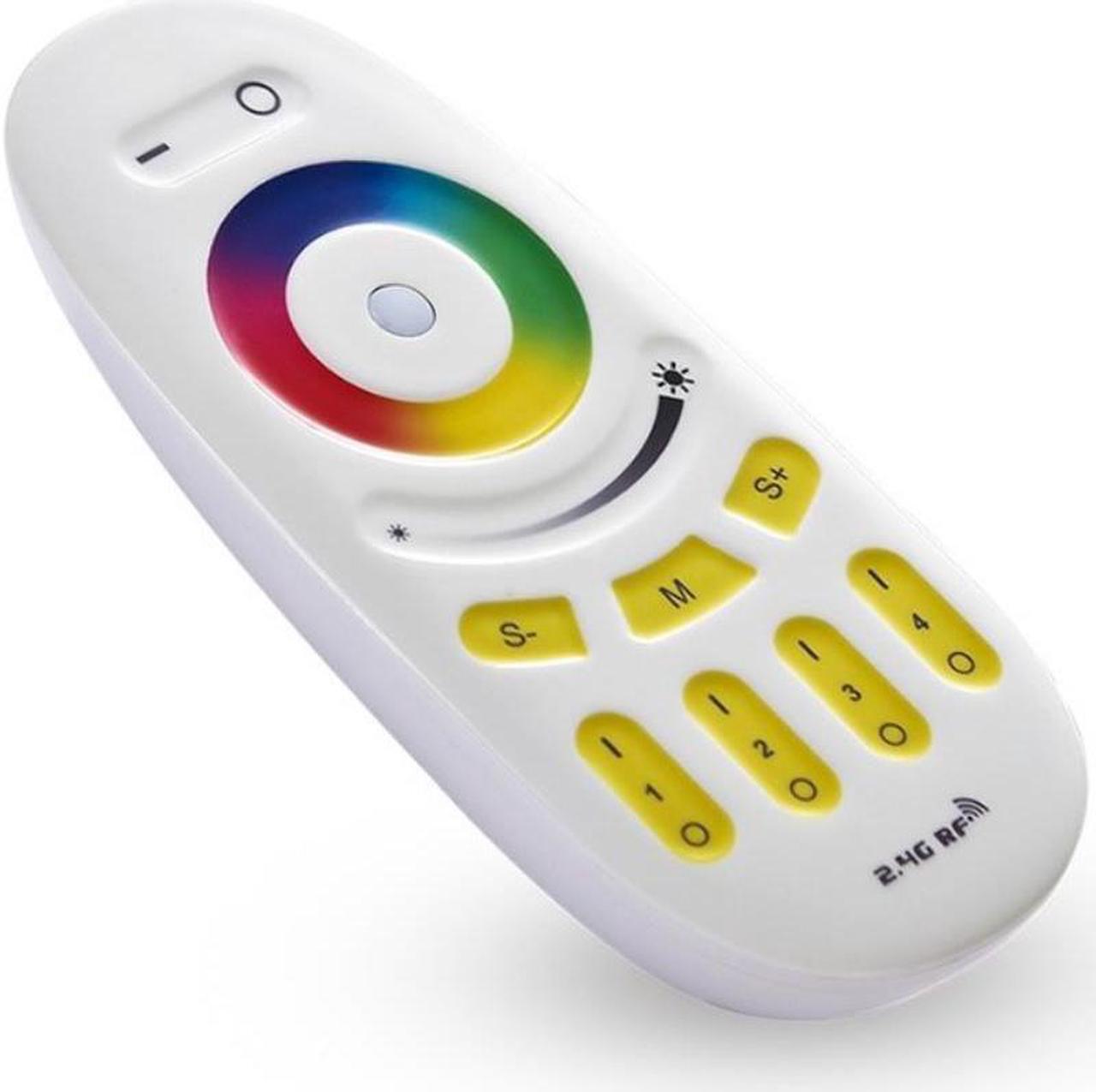 Alt view image 2 of 3 - Touch Screen RGB / RGBW LED Controller DC12-24V 2.4G Wireless RF Controller with Remote for RGB RGBW RGBWW LED Strip Light 5050