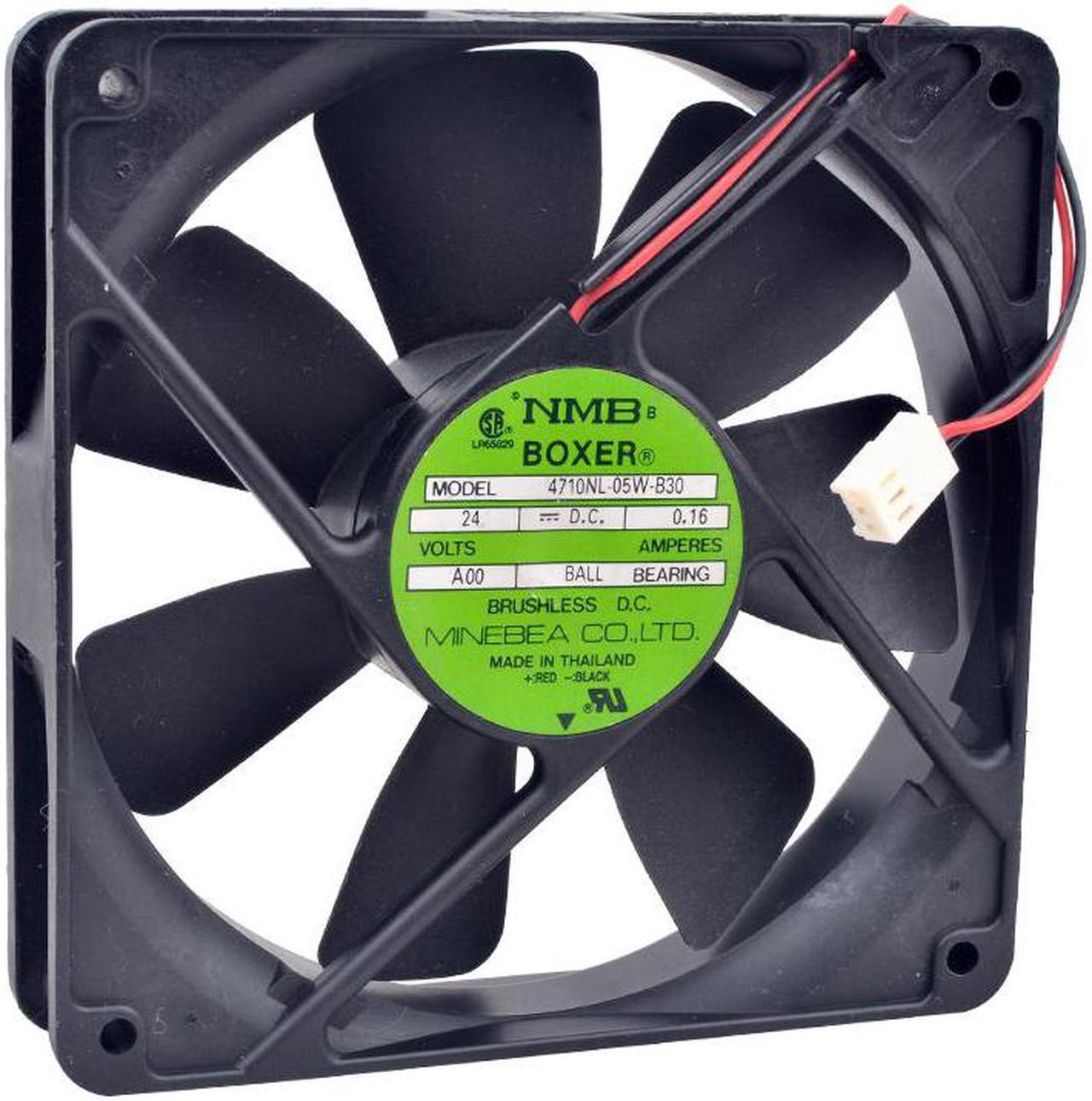 4710NL-05W-B30 12cm 120mm fan 120x120x25mm DC24V 0.16A Double ball bearing Quiet cooling fan for inverter