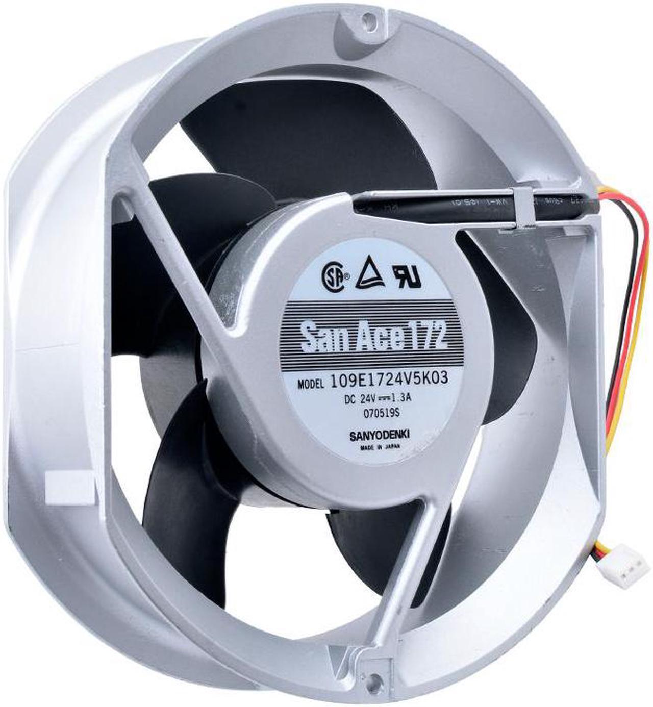 109E1724V5K03 17cm 170mm fan 172x150x51mm DC24V 1.30A Large-volume aluminum cooling fan for inverter