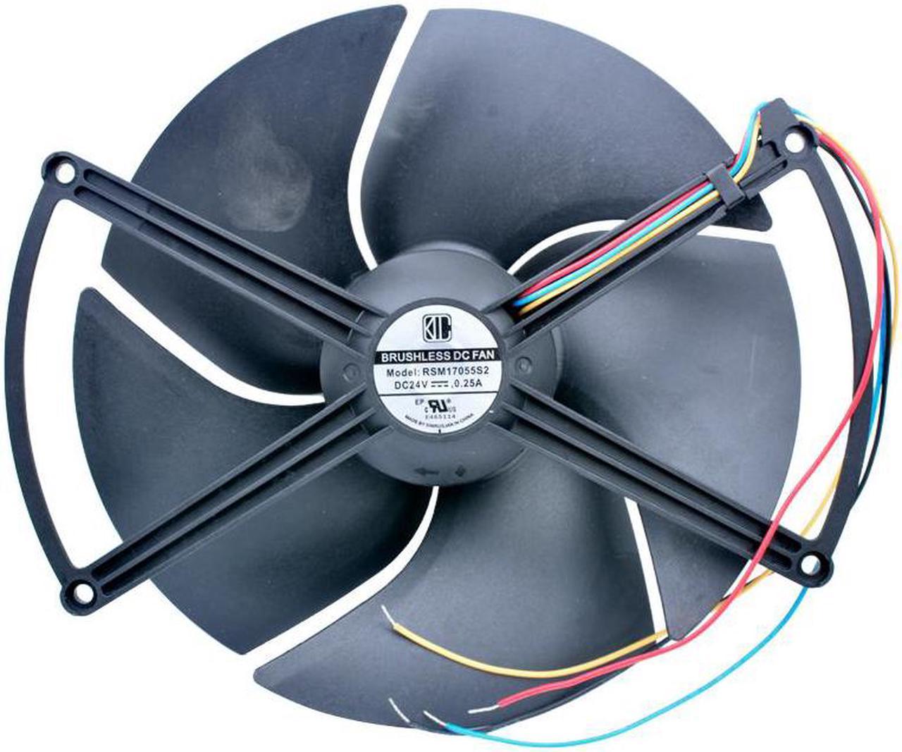 RSM17055S2 DC24V 17cm 170x150x55mm 0.25A 4 wires Cooling fan for inverter power supply