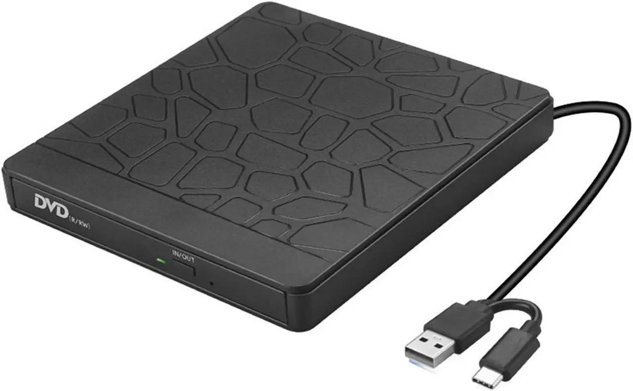 External DVD Drive, USB 3.0 DVD Burner , Type-C CD/ DVD-RW Player ...