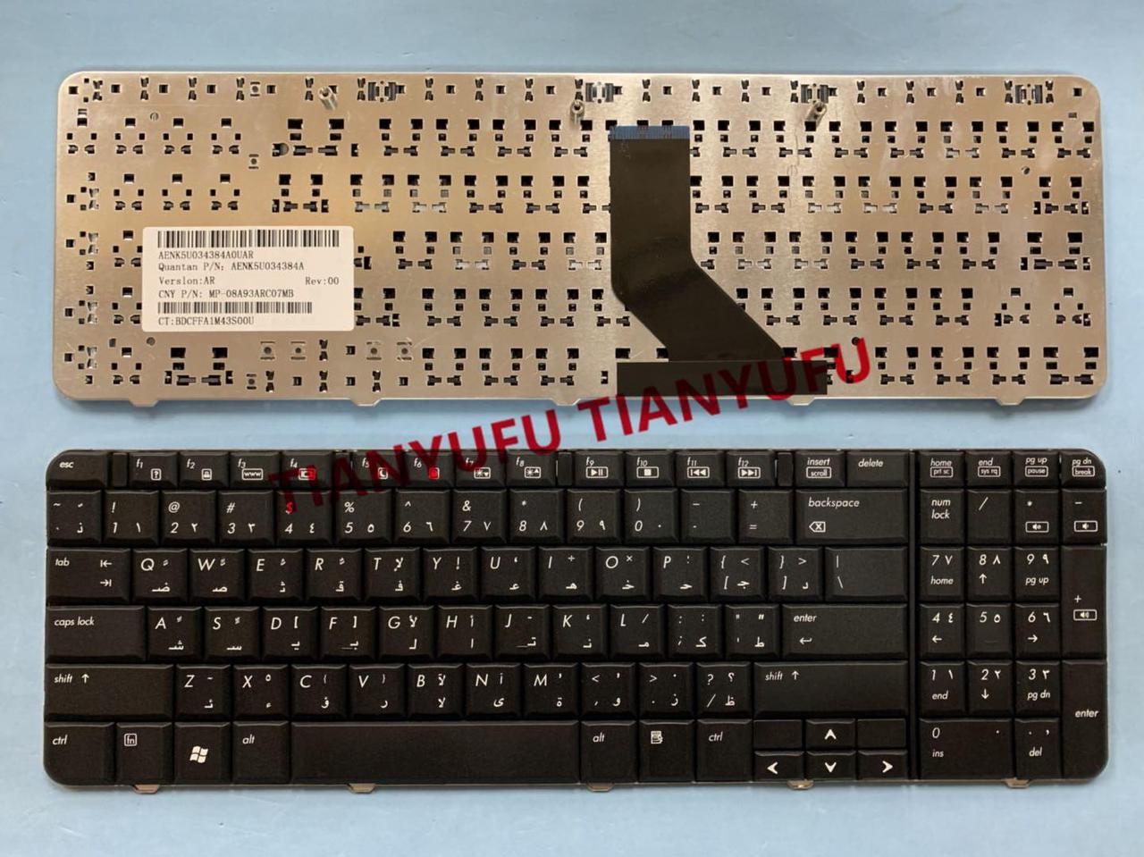 FOR HP Compaq Presario CQ60 G60 CQ60Z G60T Arabic Black Keyboard AR Laptop Keybaod