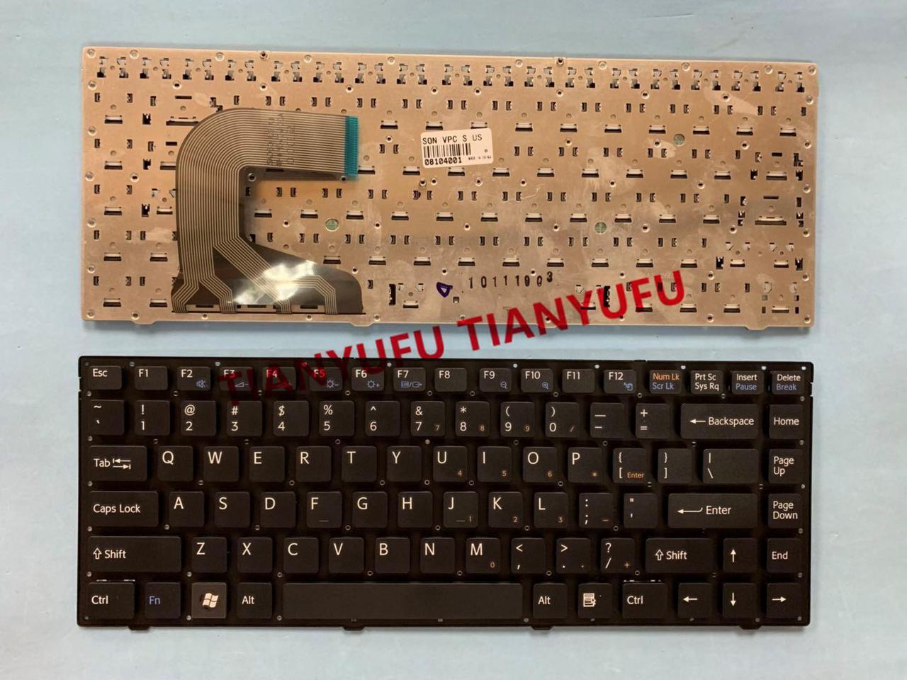 For Sony Vaio VPC-S Keybaord US Black Without FrameLaptop Keyboard