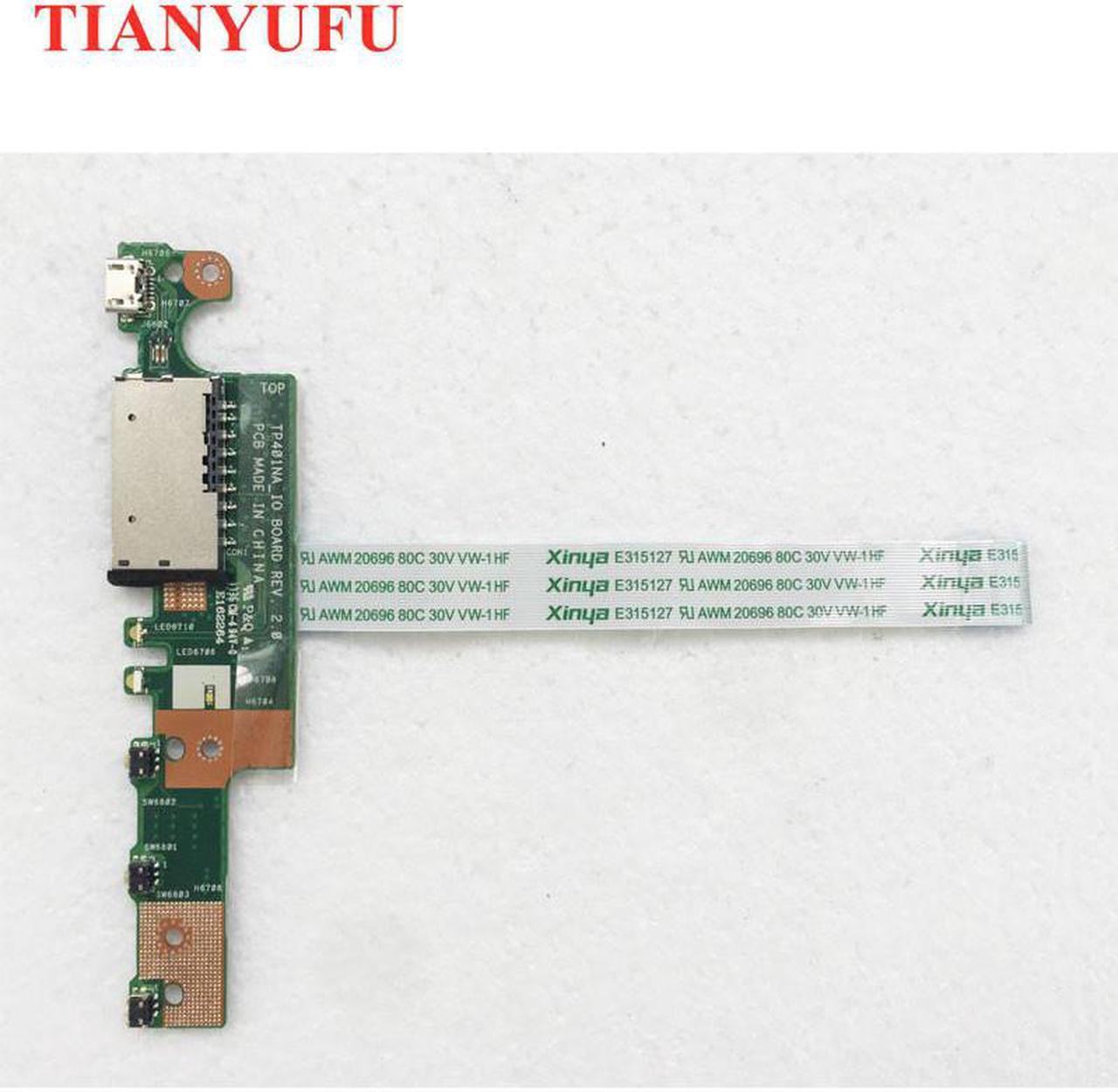 for TP401 TP401N TP401NA Power Button Card Reader board Switch button IO board REV.2.0