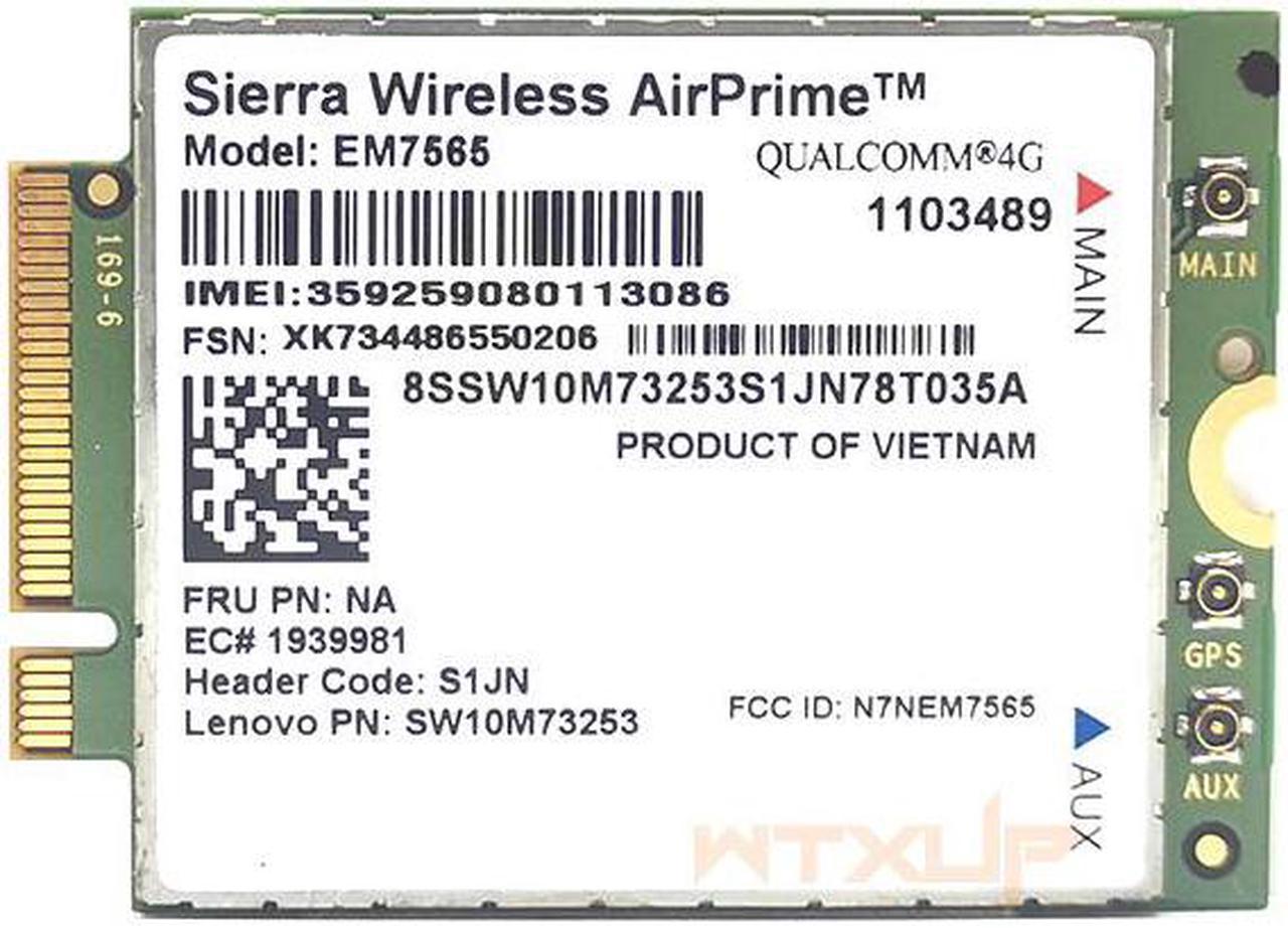 Sierra Wireless EM7565 LTE CAT-12 M.2 4G Moudule 4G card for Thinkpad carbon X1 6th Gen laptop