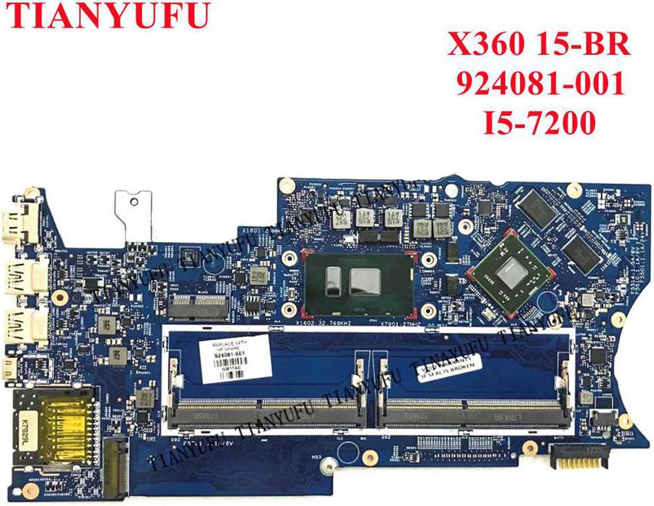 For HP Pavilion x360 15 15-BR 15T-BR000 motherboard Series 924081-601 924081-001 530/2GB i5-7200 Laptop motherboard tested 100%