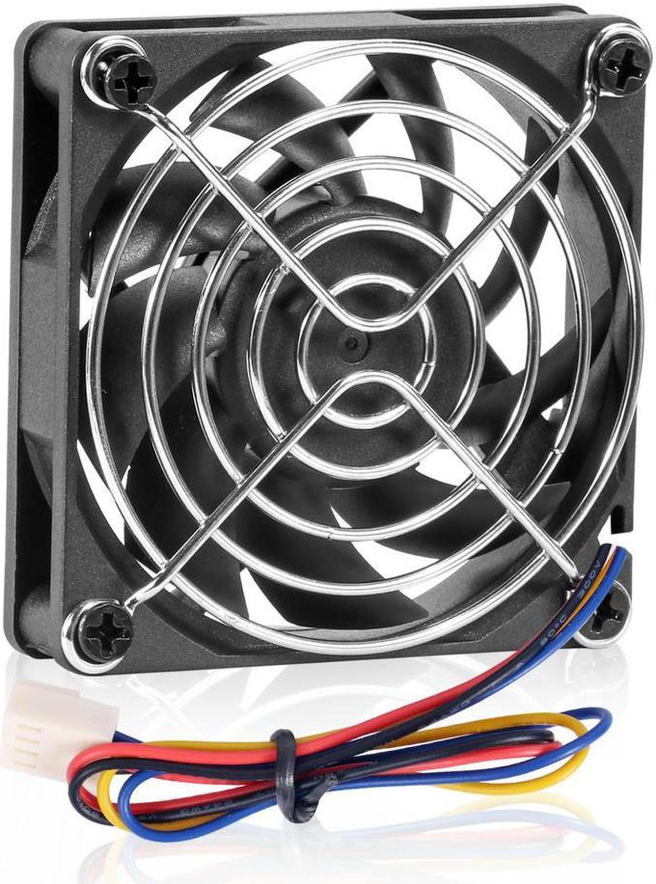 70mm 7cm CPU Radiator Mute Low Noise Cooling Fan 70mm X 70mm X 15mm 7015 4-pin PWM Dual Ball Bearing Cooler