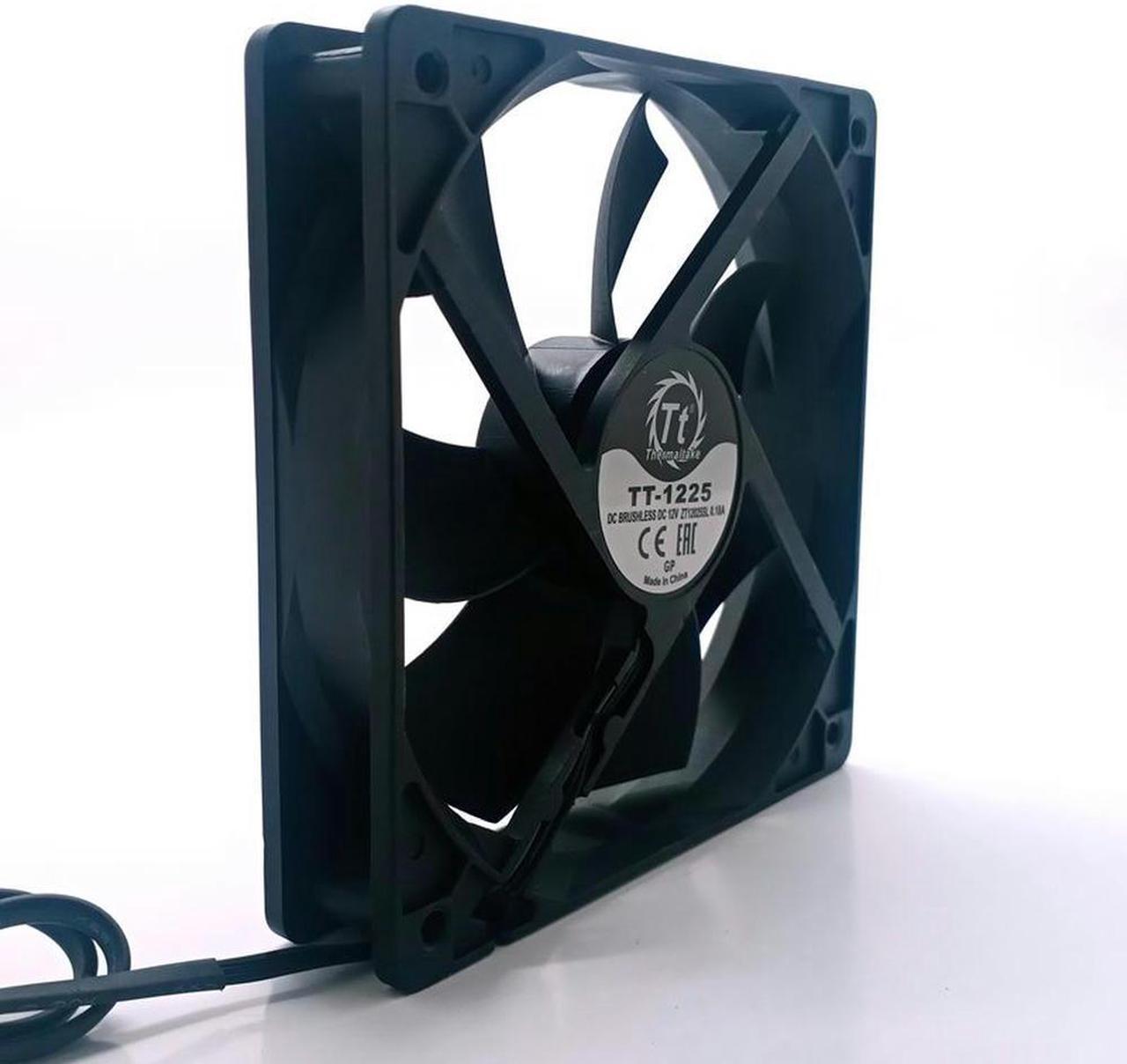 for Thermaltake tt-1225 12cm Desktop Computer CPU Water Cooled Matte Fan Ultra Silent 3-pin 3P Mute Quiet Case Cooling Fans