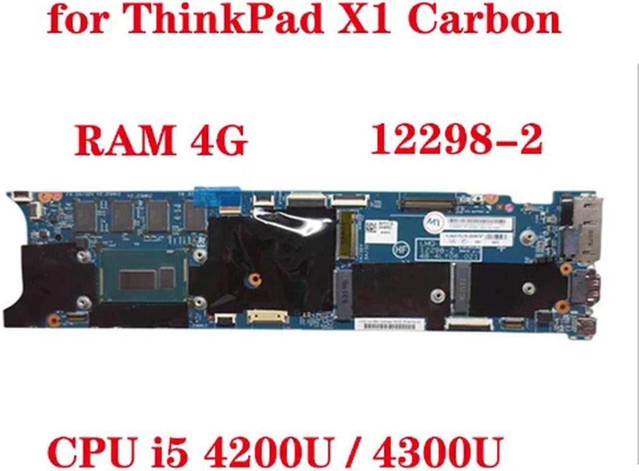 FOR LMQ-1 MB 12298-2 Motherboard for X1 2014 X1C Laptop Motherboard 48.4LY06.021 with CPU I5 RAM 4G