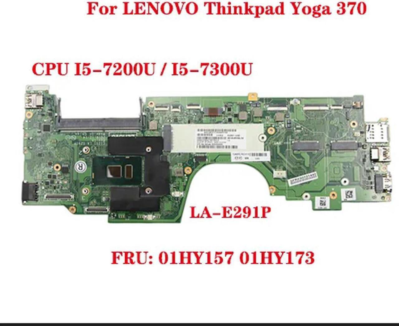 FOR 370 laptop motherboard LA-E291P motherboard with CPU I5-7200U I5-7300U FRU: 01HY157 01HY173