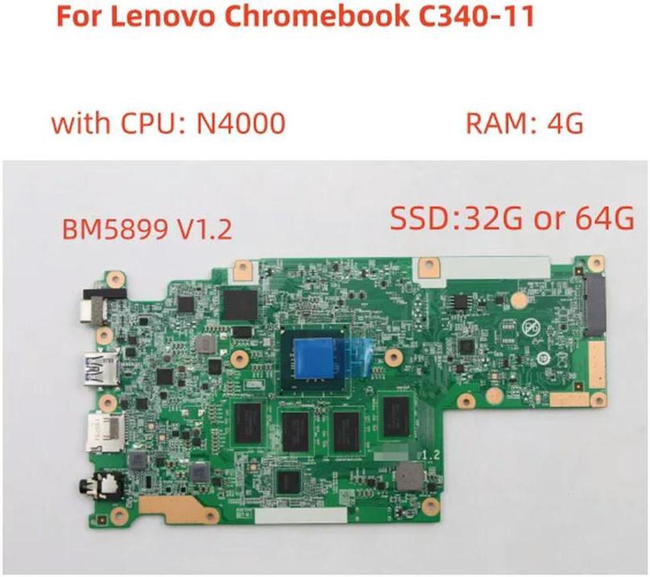 FOR C340-11 notebo motherboard with CPU N4000+SSD:32G or 64G+RAM:4G