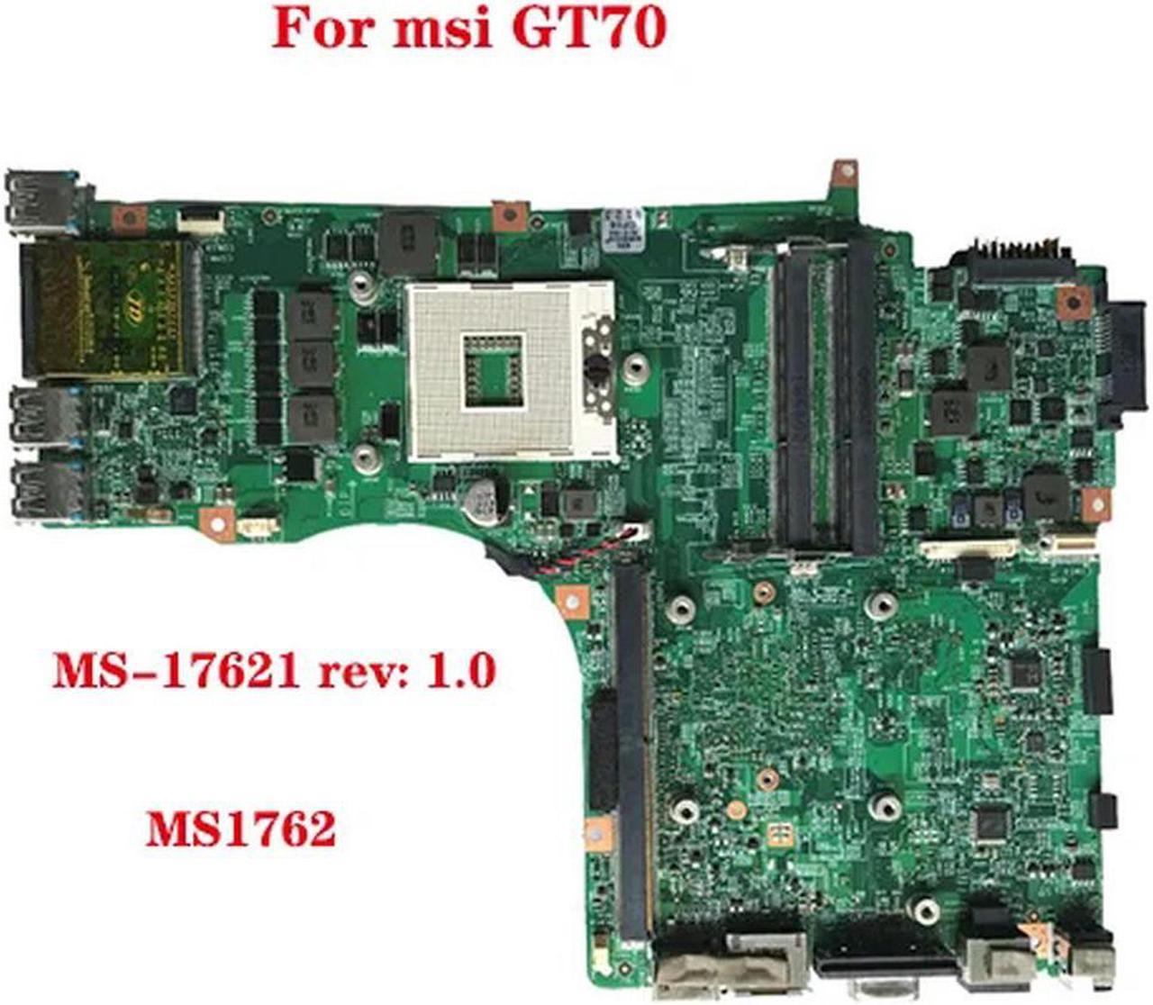 FOR gt70 laptop motherboard MS-17621 rev: 1.0 pga989 ddr3 hm77 motherboard sent