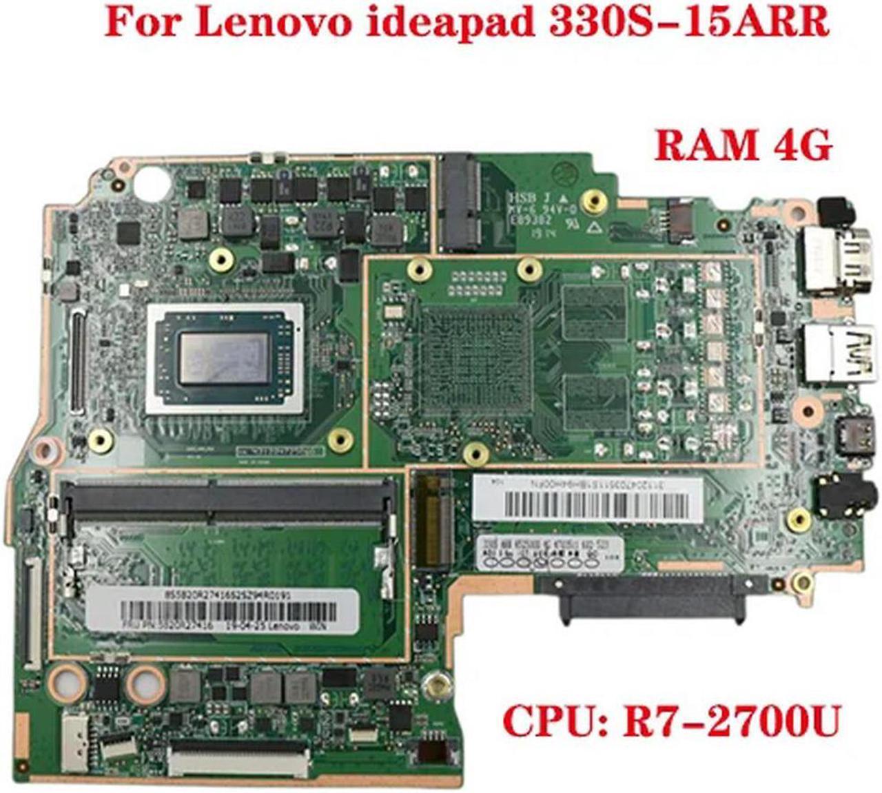 FOR FRU: 5B20R27416 5B20R27421 for 330S-15ARR laptop motherboard with CPU R7-2700U RAM 4G DDR4