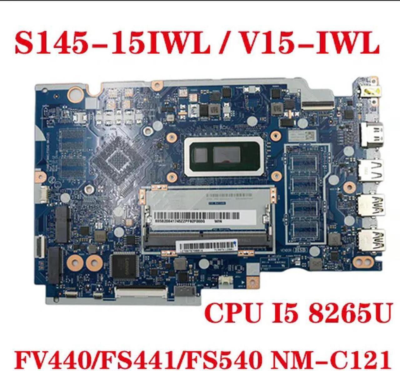 FOR S145-15IWL /V15-IWL laptop motherboard NM-C121 motherboard with CPU I5 8265U 5B20S41727