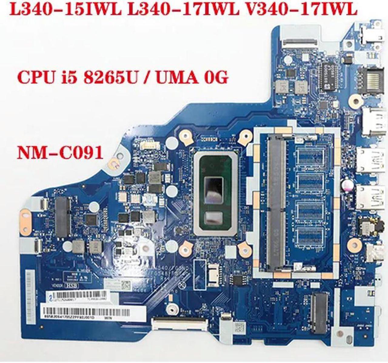 FOR L340-15IWL L340-17IWL V340-17IWL laptop motherboard FG5N0 FG540/FG548/FG740 NM-C091 with CPU I5 8265U UMA 0G