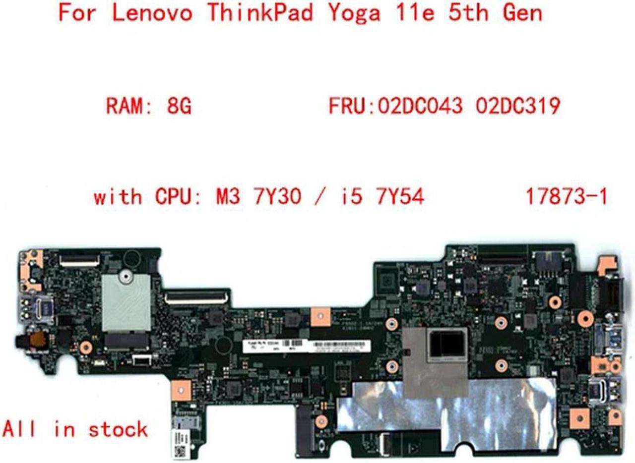 FOR 11e 5th Gen Laptop motherboard 17873-1 Motherboard with CPU i5 7Y54 8G/M3 7Y30 +RAM: 8G s