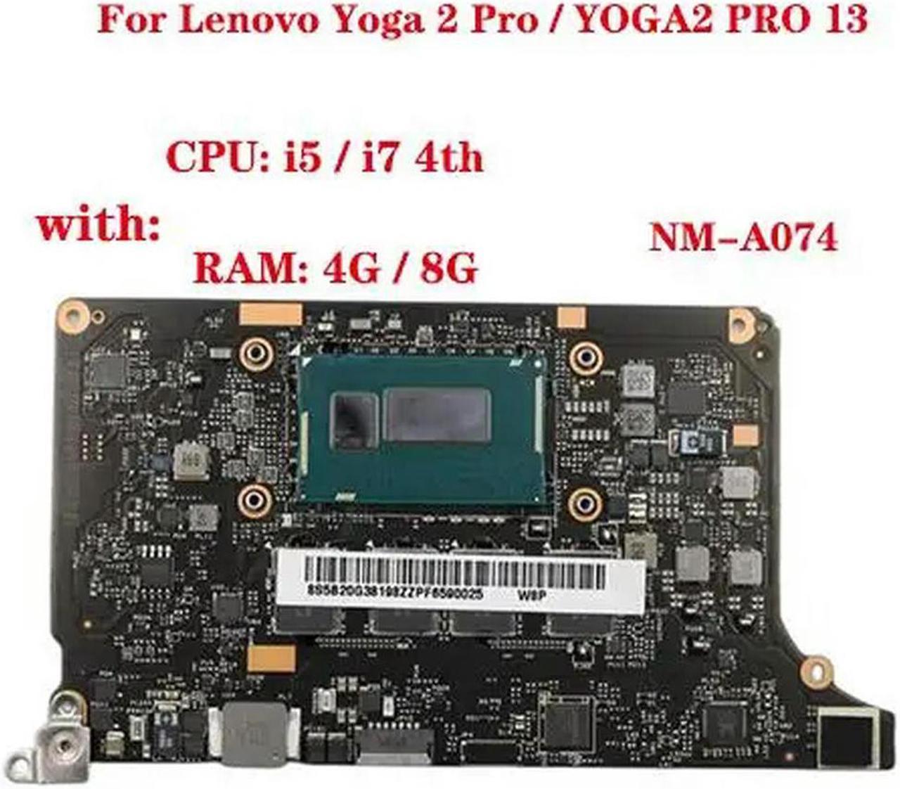 FOR 2 Pro 2 PRO 13 Laptop Motherboard NM-A074 Motherboard with CPU i3 i5 i7 4th RAM 4G 8G