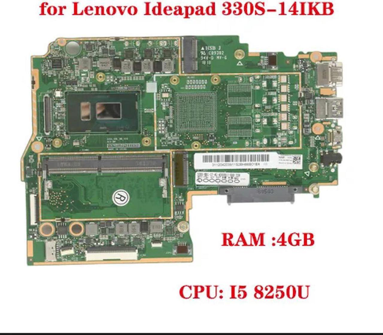 FOR 330S-14IKB 330S-14AST Laptop Motherboard With CPU I5 8250U RAM 4GB DDR4