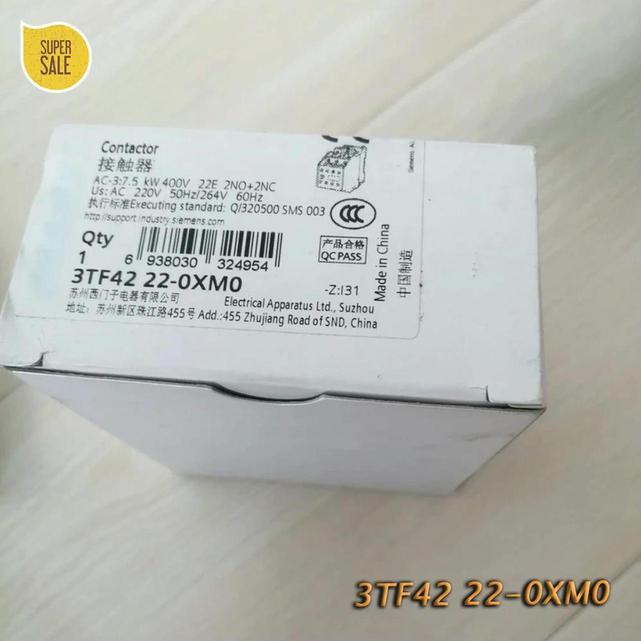 For Industrial Control Product 3TF42220XM0 3TF42 22-0XM0 For 2NO+2NC 220V 7.5KW 400V