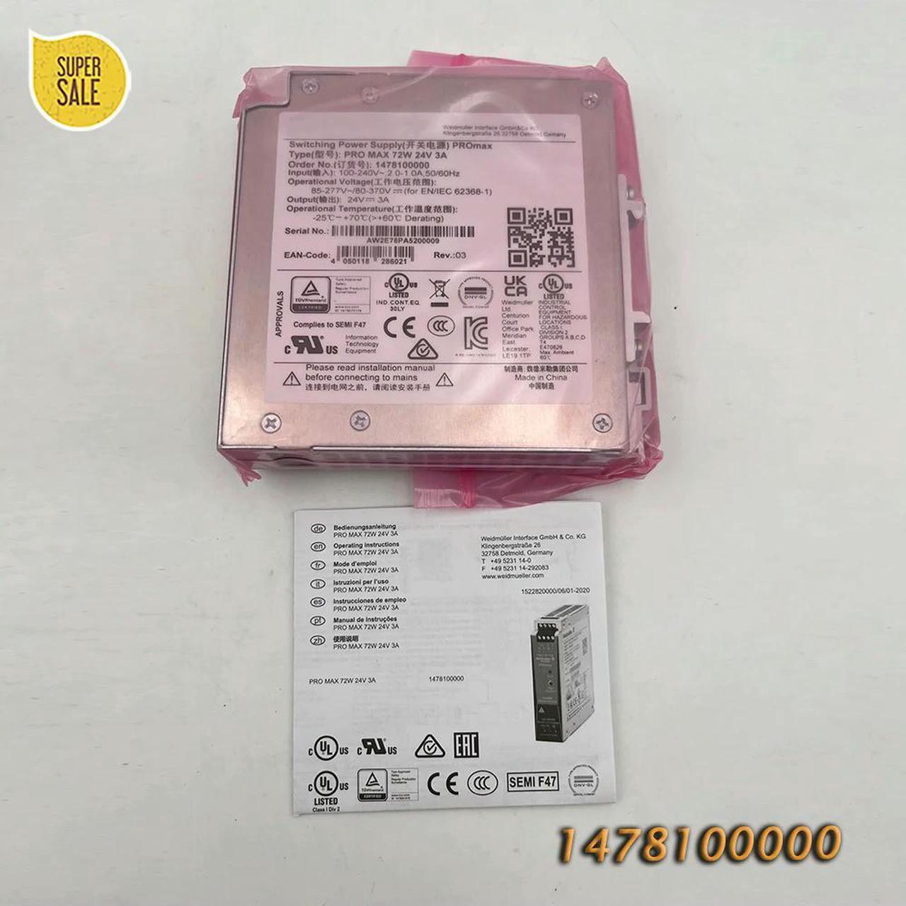 For 1478100000 For Switching Power Supply PRO MAX 72W 24V 3APS