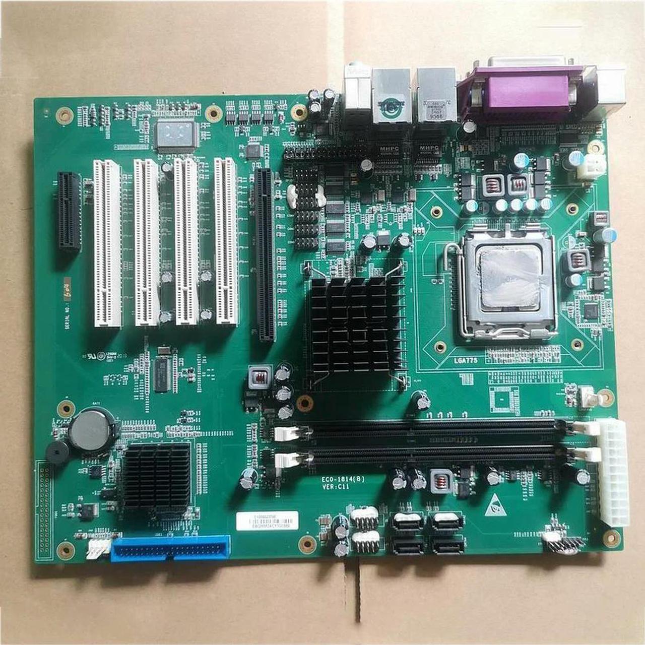 For EC0-1814(B) 775 Pin VER: C11 C00 C20 Dual Network Card Industrial Control Equipment Motherboard